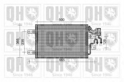 QUINTON HAZELL qcn457 -  Конденсатор, кондиционер